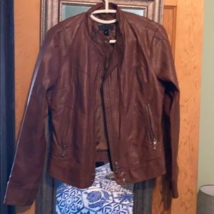 Bernardo Leather Pleather Jacket